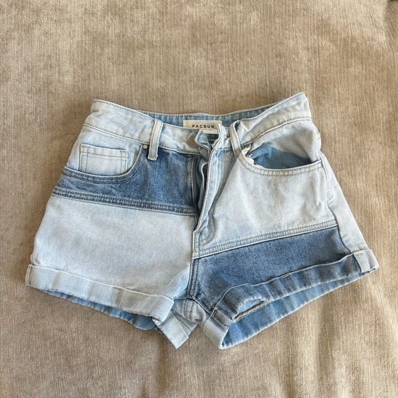 PacSun Dual Denim Mom Short Size 23 - Picture 6 of 6